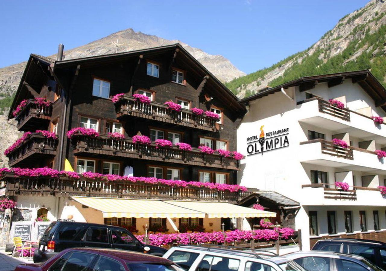 Hotel Olympia Saas-Almagell Exterior foto